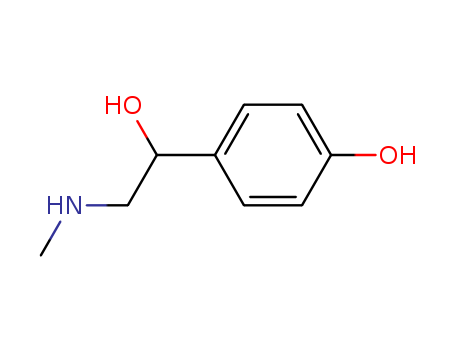 94-07-5,Synephrine,Benzylalcohol, p-hydroxy-a-[(methylamino)methyl]-(8CI);1-(4-Hydroxyphenyl)-2-(methylamino)ethanol;1-(4-Hydroxyphenyl)-N-methylethanolamine;1-Hydroxy-4-[(1-hydroxy-2-methylamino)ethyl]benzene;Analeptin;DL-Synephrine;Ethaphene;N-[2-Hydroxy-2-(4-hydroxyphenyl)ethyl]-N-methylamine;NSC 166285;NSC 170956;Oxedrine;S 38537-9;Simpalon;