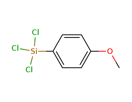 Silane, trichloro(4-methoxyphenyl)-