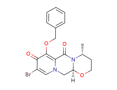 (4R,12aS)-9-Bromo-3,4,12,12a-tetrahydro-4-methyl-7-(phenylmethoxy)-2H-pyrido[1',2':4,5]pyrazino[2,1-b][1,3]oxazine-6,8-dione