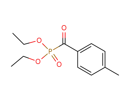 Molecular Structure of 2942-54-3 (Phosphonic acid, (4-methylbenzoyl)-, diethyl ester)