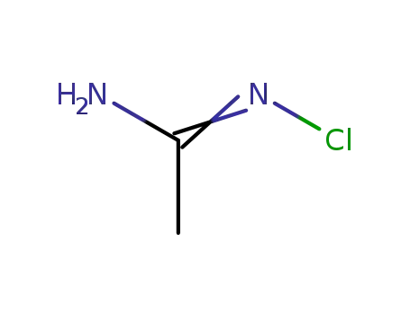 Molecular Structure of 49773-41-3 (Ethanimidamide, N-chloro-)