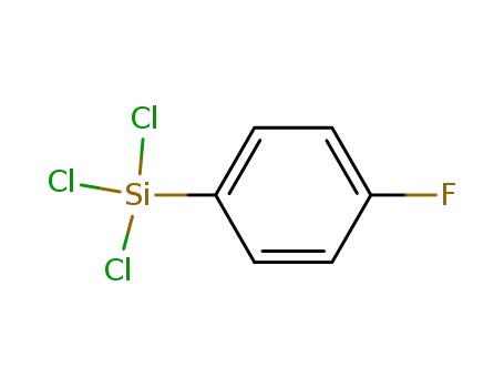 Molecular Structure of 349-91-7 (Silane, trichloro(4-fluorophenyl)-)