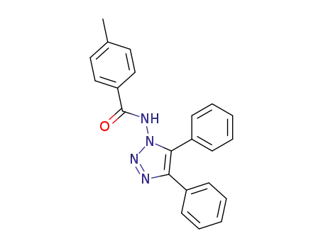 Molecular Structure of 61588-70-3 (Benzamide, N-(4,5-diphenyl-1H-1,2,3-triazol-1-yl)-4-methyl-)
