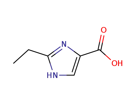 Molecular Structure of 84255-21-0 (2-ETHYL-1H-IMIDAZOLE-4-CARBOXYLIC ACID)