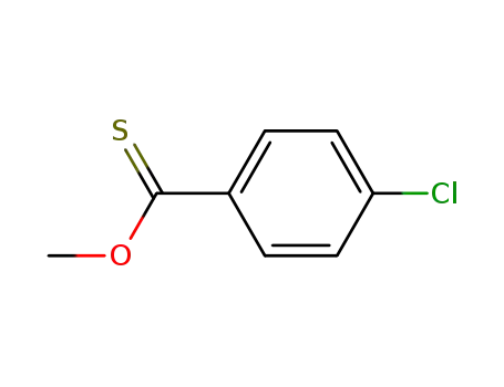 Molecular Structure of 5925-49-5 (4-Chlorothiobenzoic acid O-methyl ester)