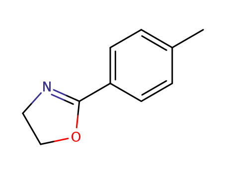 Molecular Structure of 10200-70-1 (Oxazole, 4,5-dihydro-2-(4-methylphenyl)-)