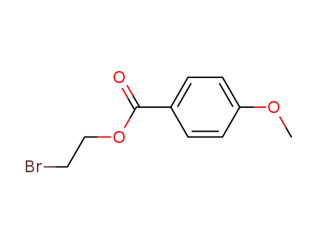 Molecular Structure of 19263-28-6 (2-bromoethyl 4-methoxybenzoate)