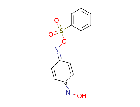 2,5-Cyclohexadiene-1,4-dione, oxime O-(phenylsulfonyl)oxime