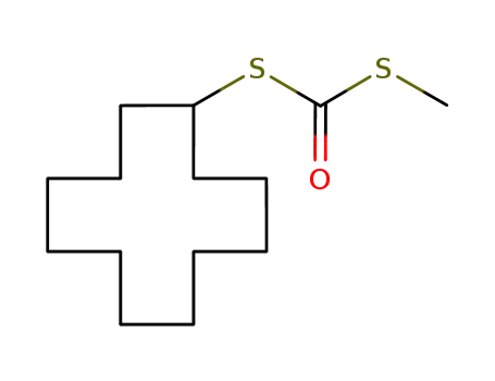 Dithiocarbonic acid S-cyclododecyl ester S-methyl ester