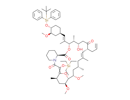 Molecular Structure of 176656-40-9 (C<sub>66</sub>H<sub>101</sub>NO<sub>11</sub>Si<sub>2</sub>)