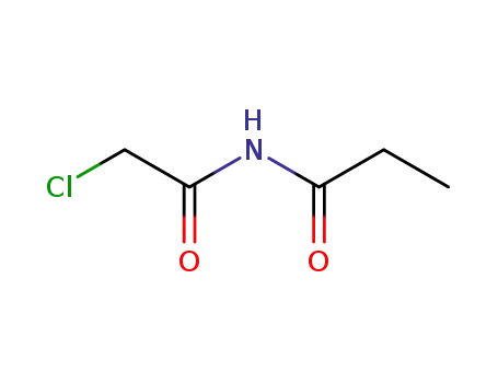 Molecular Structure of 15322-68-6 (chloroacetyl-propionyl-amine)