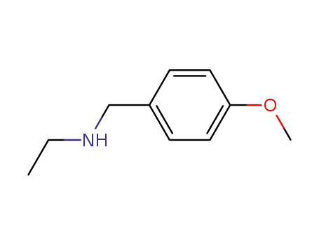 Molecular Structure of 22993-76-6 (N-Ethyl-4-methoxybenzylamine)