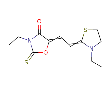 5-(2-(3-Ethyl-2-thiazolidinylidene)ethylidene)-3-ethyl-2-thioxo-4-oxazolidinone