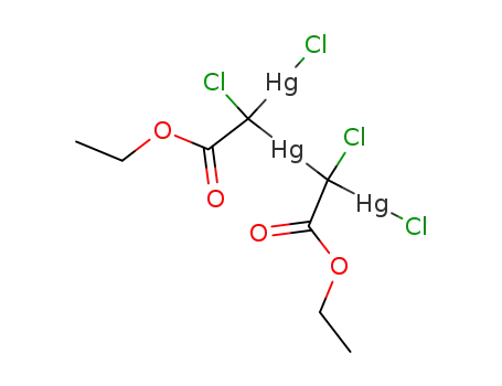 Molecular Structure of 26697-96-1 (bis-(ethoxycarbonyl-chloro-chloromercurio-methyl)-mercury)