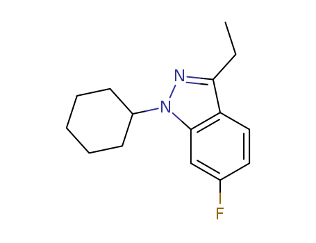 1H-Indazole,1-cyclohexyl-3-ethyl-6-fluoro-