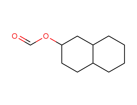 Molecular Structure of 10519-12-7 (DECAHYDRO-2-NAPHTHYL FORMATE)