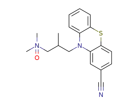 Molecular Structure of 1366180-94-0 (cyamemazine N-oxide)