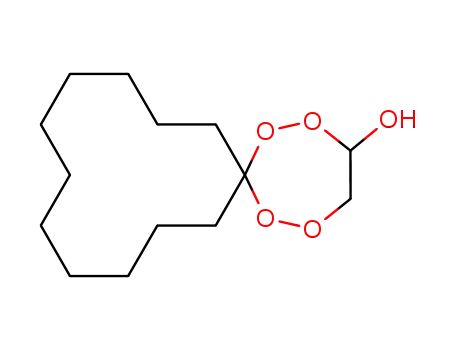 Molecular Structure of 291522-37-7 (1,2,5,6-Tetraoxaspiro[6.11]octadecan-3-ol)