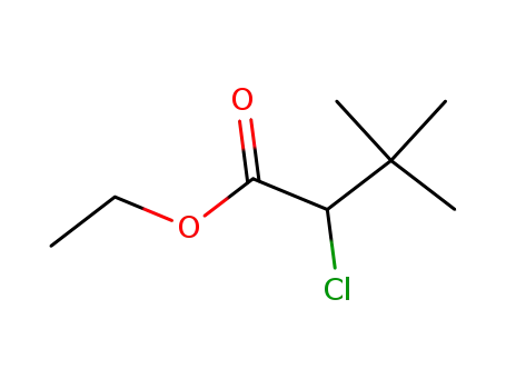 Molecular Structure of 98551-46-3 (2-chloro-3,3-dimethyl-butyric acid ethyl ester)