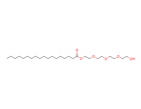 Molecular Structure of 106-07-0 (Octadecanoic acid,2-[2-[2-(2-hydroxyethoxy)ethoxy]ethoxy]ethyl ester)