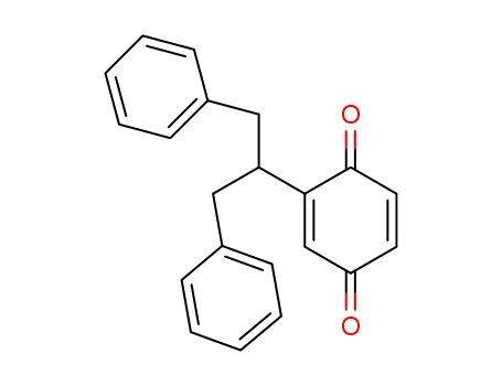 Molecular Structure of 117749-41-4 (2-(1-Benzyl-2-phenyl-ethyl)-[1,4]benzoquinone)