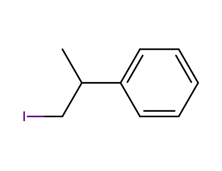 Molecular Structure of 1459-01-4 (Benzene, (2-iodo-1-methylethyl)-)