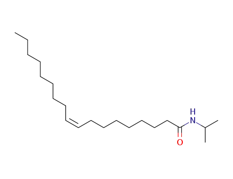 Molecular Structure of 10574-01-3 ((Z)-N-isopropyl-9-octadecenamide)