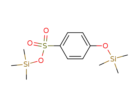 Molecular Structure of 81293-04-1 (4-Trimethylsiloxy-1-benzolsulfonsaeure-trimethylsilylester)