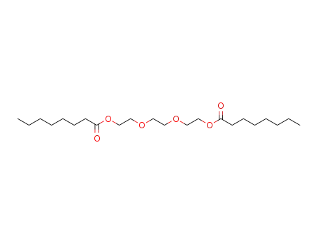 Molecular Structure of 106-10-5 (Octanoic acid,1,1'-[1,2-ethanediylbis(oxy-2,1-ethanediyl)] ester)