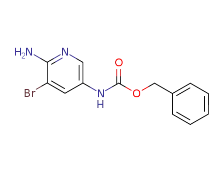 Molecular Structure of 405939-48-2 (BENZYL (6-AMINO-5-BROMOPYRIDIN-3-YL)CARBAMATE)