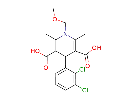 4-(2,3-Dichloro-phenyl)-1-methoxymethyl-2,6-dimethyl-1,4-dihydro-pyridine-3,5-dicarboxylic acid