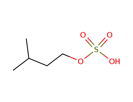 Molecular Structure of 50632-95-6 (sulfuric acid mono-(3-methyl-butyl) ester)