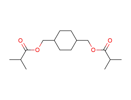 Molecular Structure of 85409-70-7 (Cyclohexane-1,4-diylbis(methylene) diisobutyrate)