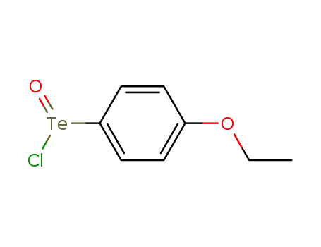 Molecular Structure of 40957-08-2 (4-Ethoxyphenyltellurium oxochloride)