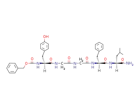 Molecular Structure of 71591-21-4 (L-Leucinamide,
N-[(phenylmethoxy)carbonyl]-L-tyrosylglycylglycyl-L-phenylalanyl-)
