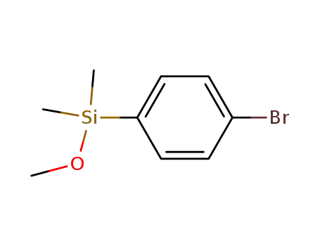 Molecular Structure of 17021-92-0 ((4-bromophenyl)(methoxy)dimethylsilane)