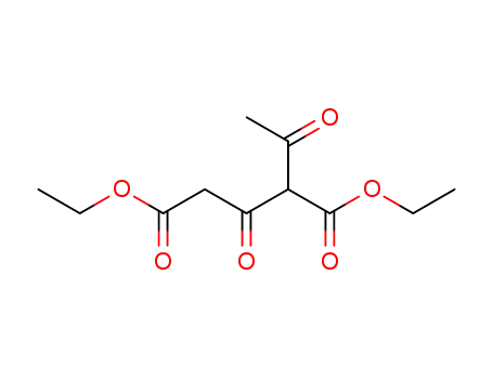 Molecular Structure of 79353-42-7 (diethyl α-acetylacetonedicarboxylate)