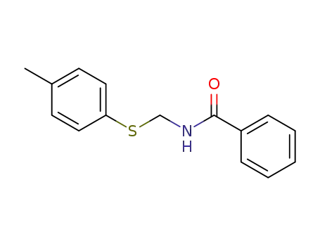 Molecular Structure of 103603-53-8 (N-(4-methylphenylthiomethyl)benzamide)