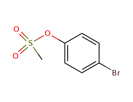 Molecular Structure of 68574-35-6 ((O-METHANESULFONYL)-4-BROMOPHENOL)