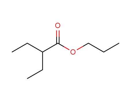 Molecular Structure of 5129-46-4 (PROPYL-2-ETHYLBUTANOATE)