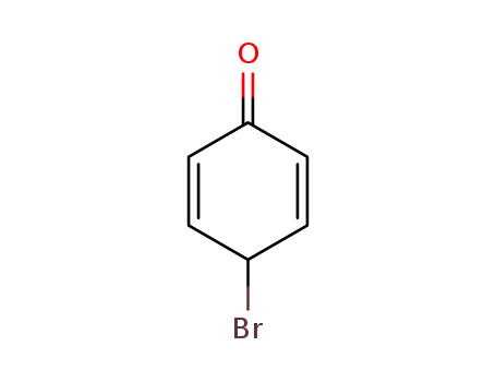 Molecular Structure of 84559-79-5 (2,5-Cyclohexadien-1-one, 4-bromo-)
