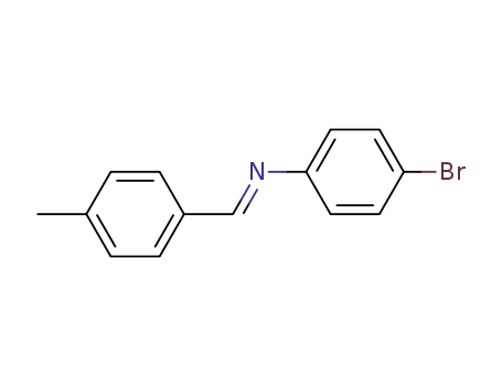 Molecular Structure of 124397-40-6 ((E)-N-(4-bromophenyl)-1-(p-tolyl)methanimine)