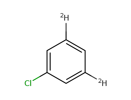 Molecular Structure of 59164-10-2 (Chlorobenzene-3,5-D2)