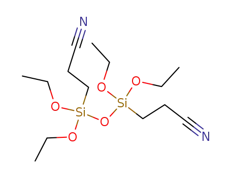 1,1,3,3-Tetraethoxy-1,3-bis-<2-cyan-ethyl>-disiloxan