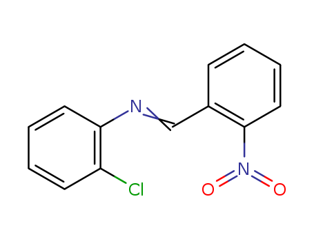 Benzenamine, 2-chloro-N-[(2-nitrophenyl)methylene]-