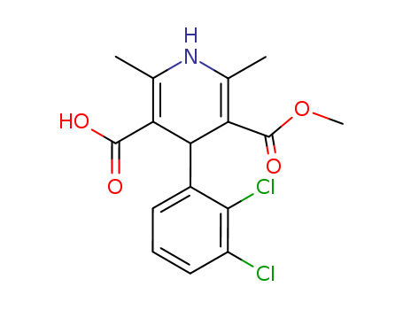 3,5-Pyridinedicarboxylic acid, 4-(2,3-dichlorophenyl)-1,4-dihydro-2,6-dimethyl-, monomethyl ester, (4S)- (9CI)