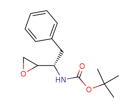Molecular Structure of 220871-52-3 (1(R,S)-<1'-(S)-<(tert-butyloxycarbonyl)amino>-2-phenylethyl>oxirane)
