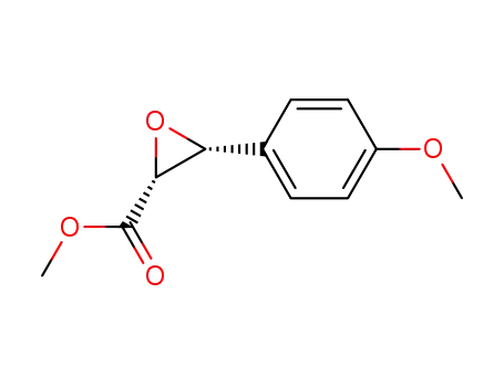 Molecular Structure of 126060-70-6 ((2R,3R)-3-(4-Methoxy-phenyl)-oxirane-2-carboxylic acid methyl ester)