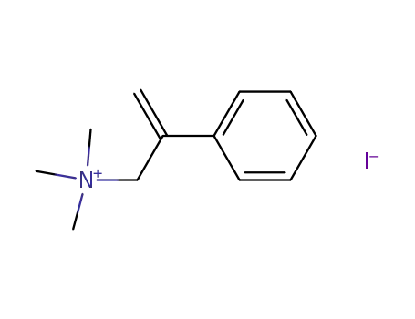 Molecular Structure of 109045-76-3 (Benzeneethanaminium, N,N,N-trimethyl-b-methylene-, iodide)