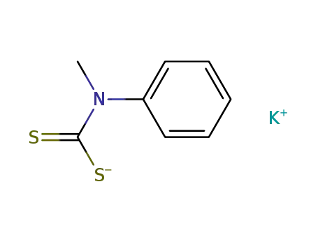 Molecular Structure of 83559-31-3 (potassium N-methyl-N-phenyl-dithiocarbamate)